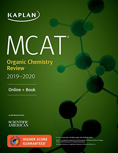 Mcat Organic Chemistry Review 2019-2020: Online + Book (Kaplan Test Prep) #TOP16