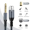 Twozoh XLR Female to 1/4 TRS Cable 5M, Braided 6.35mm Stereo Jack balanced to 3pin XLR Microphone Cable (Professional/HiFi) #3