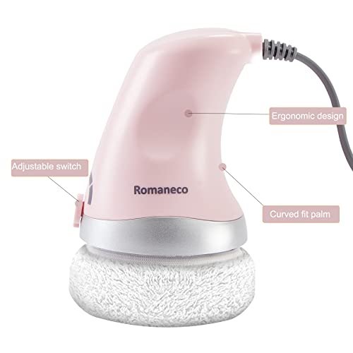Body Sculpting Machine,Cellulite Massager Electric Deep Tissue Handheld Body Cellulite Remover With 6 Massage Washable Pads (Pink) #TOP4