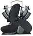13 cm Hauteur Mini poêle à la chaleur Ventilateur pour petit espace de bois/Bûches Brûleur – écologique noir