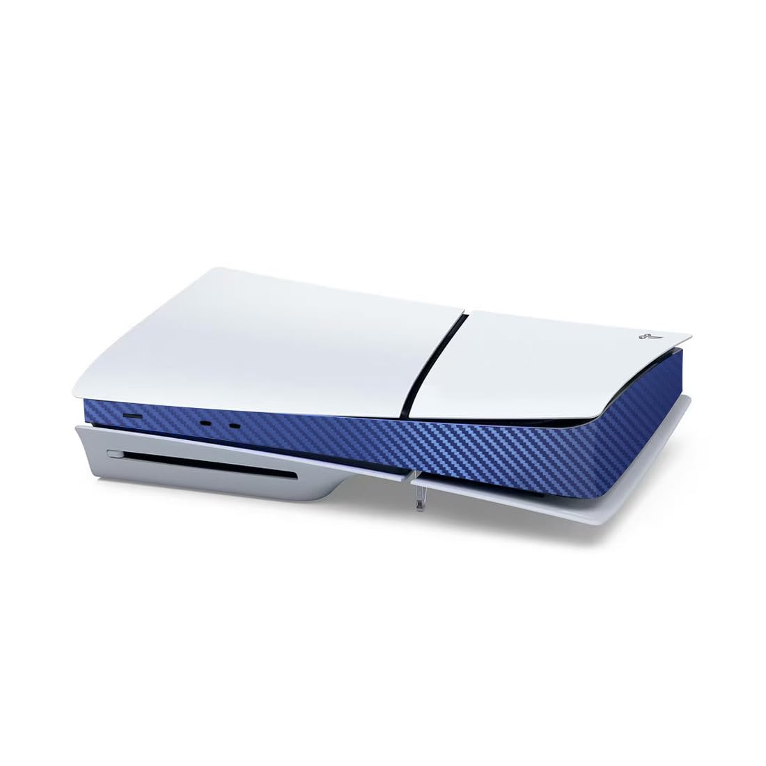 for PS5 Slim Console Middle Strip Skin Carbon Fiber Skin Cover Sticker Host Center Protective Film Decals for