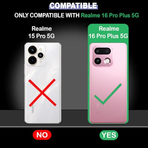 Image of Shockproof Case Compatible with Realme 16 Pro Plus 5G | Full Camera Protection | TPU Flexible Back Cover for Realme 16 Pro Plus 5G (Steel Blue)
