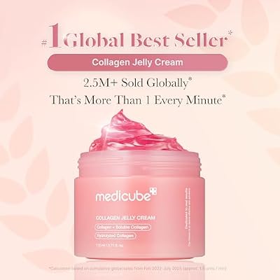 medicube Pink Glow Home Care Duo: PDRN Pink Peptide Toner and Collagen Jelly Cream (110ml)