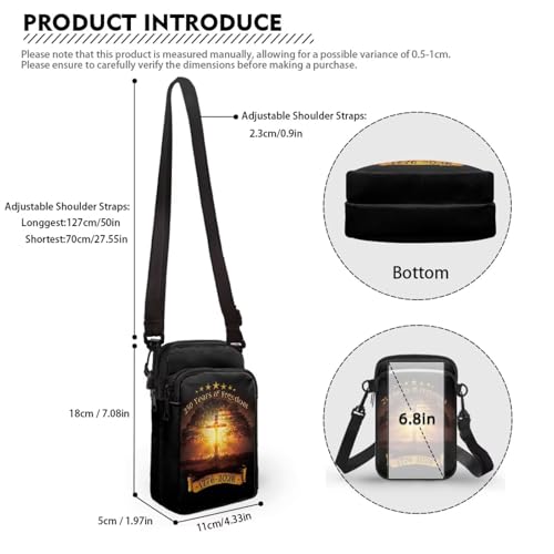 Image of Xpyiqun Small Crossbody Bag Women Phone Purses Sling Shoulder Handbag Cross Body Pouch Wallet Bags