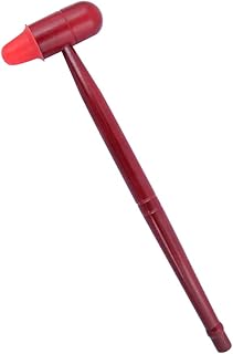SUPVOX martelo de massagem para relaxamento de estresse e madeira, massageador para as costas, ferramenta de bastão de martelo de madeira (vermelho)
