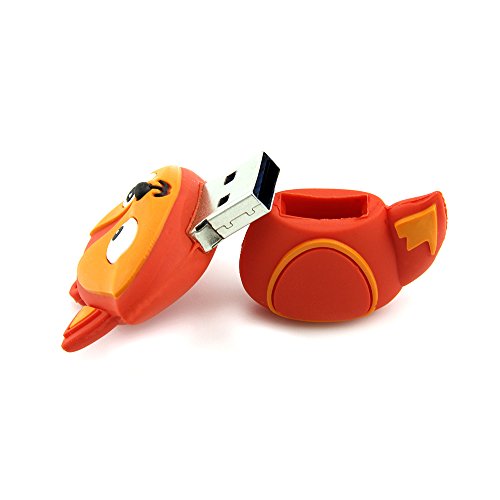 Qicaihu Novelty Fox Shape Design 16Gb Usb 2.0 Flash Drive Cute Memory Stick Thumb Drive Data Storage Pendrive Cartoon Jump Drive Gift #TOP6