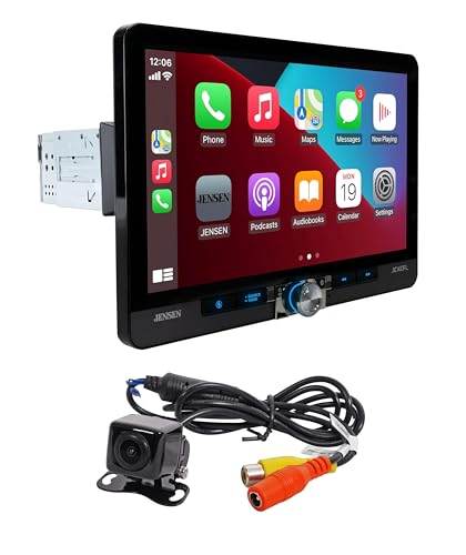 Radio para auto Jensen con pantalla de 10.1 pulgadas y cámara trasera miniatura 1