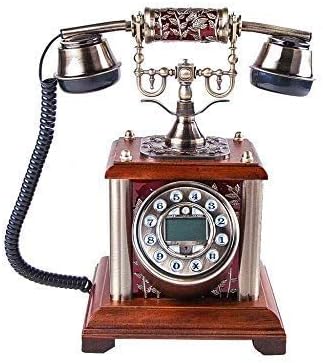 Retro Phone Vintage Phone Telephone- Home Landline, New Push-Button Phone Brings Electric Display, Antique Decorative Phone