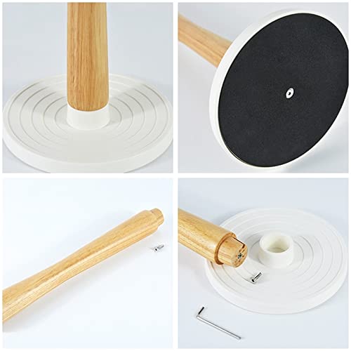 Küchenrollenhalter 1 stück mode dauerhaft hölzerne desktop toilette rolle papierhalter gewebe lagerständer vertikale küchenserviette shelf Wohnkultur Papierrollenhalter/Rollenhalter ( Color : C )