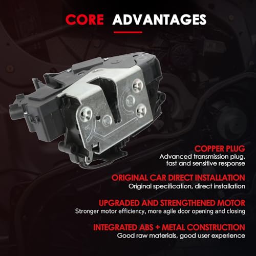 Image of CCIYU Front Right Side Door Latch Lock Actuator Compatible for Ford Focus 2012 13 14 15 16 2017 Door Lock Actuators Replaces BF6A-F21812-AG