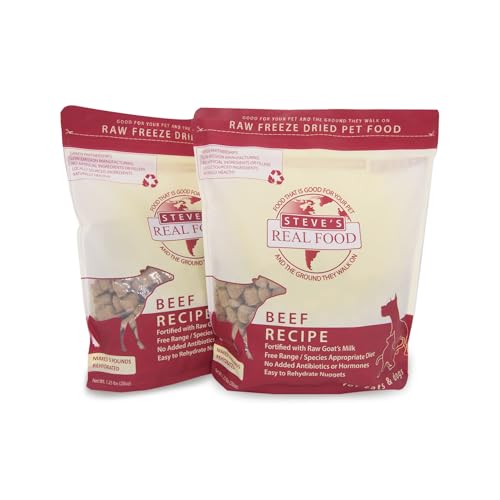 Steve's Real Food Freeze-Dried Raw Food Diet for Dogs and Cats, 2...