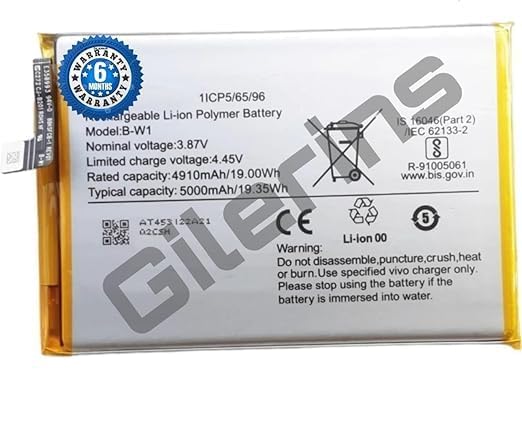 Image of Original B-W1 Battery for vivo Y02s, Y02, V2203 Battery with 6 Month Warranty**** (SEP0037)