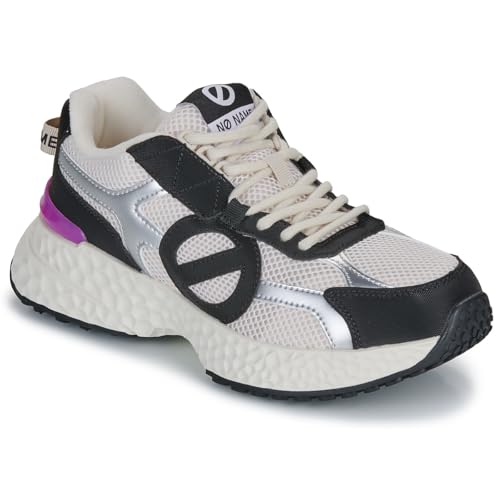 NONAME Carter 2.0 Runner W, Scarpe Moda Casual Running Fashion Sport (White Silver Black, Sistema Taglie Calzature EU, Adulto, Numero, Media, 36)