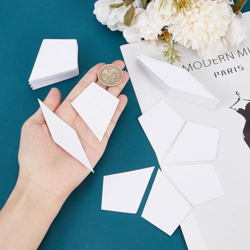GOMAKERER 200 Pcs 2 Styles English Paper Piecing - Image 3