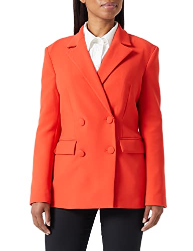 Koton Veste Blazer Femme Tendance Veste de Tailleur Coupe Ajustée