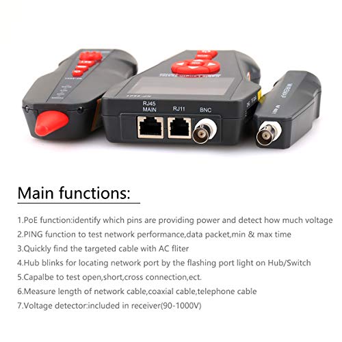 Image of NF-8601 ,NF-8601A ,NF-8601W Cable Tester Cable length Multi Testers KELUSHI (NF-8601)