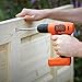 BLACK+DECKER BDCD8 Taladro atornillador sin cable 7.2V con batería de litio
