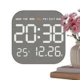 Sveglia digitale – Macchina estetica multifunzione a LED – Sveglia digitale, per camera da, soggiorno, casa, comodino, asilo, ufficio, scuola, viaggi, dormitorio