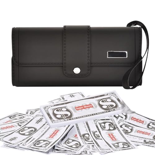 Generisch Articoli scherzosi con spruzzatore di denaro, trucco come compagno di relax, portaoggetti, per compleanno, Natale, laurea, uomini, famiglia, adulti, colleghi