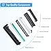 414X Toner Cartridges 4 Pack High Yield: MFP M479fdw - 414A with Chip Compatible Replacement for HP 414X 414A for HP Color Laserjet Pro MFP M479fdw M479fdn M454dw M454dn M455dn Printer Ink (K/C/M/Y)