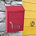 LDDIFHWW Wall Mount Mailbox Lockable Box for Home Decorative