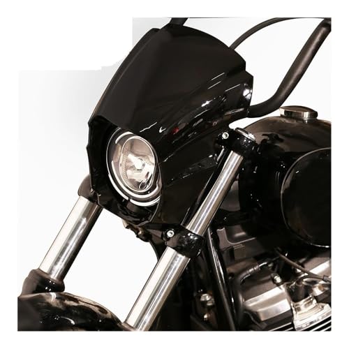Protecteur cache phare noir brillant pour Softail Street Bob FXBB 2018-2023 - 3