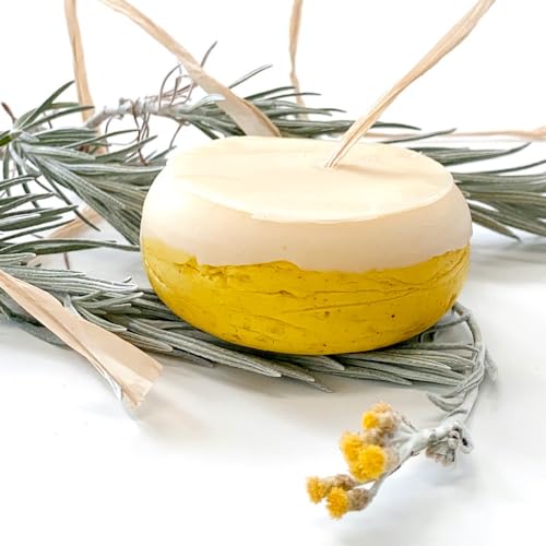 Senso Naturale Champu y Acondicionador Sólido Iluminador Aclarante Para Cabello Opaco, Aclara con Reflejos Dorados, Manzanilla, Cúrcuma y Limón, 100% Natural, Bio y Vegano pH 4.5-5.5 (2 en 1) - Imagen 3