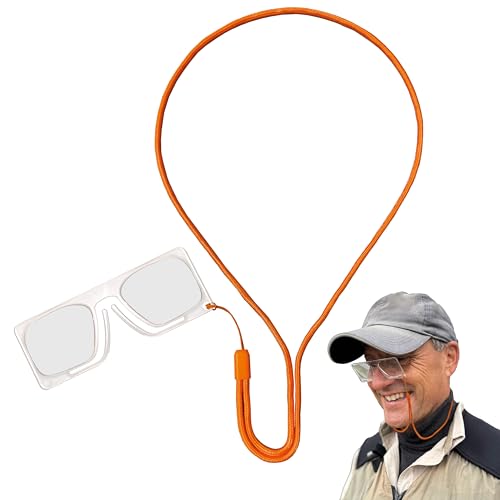 HIPPO OUTDOOR Fly Fishing Sport Glasses with lanyard - Orange