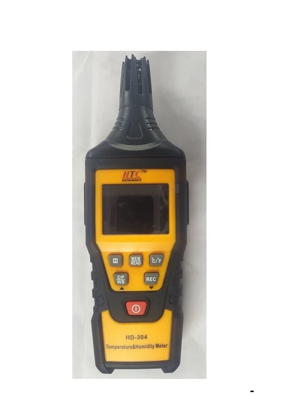 Image of HTC HD-304 Humidity /Dew Point /Wet Bulb Temperature Meter , Multicolour.