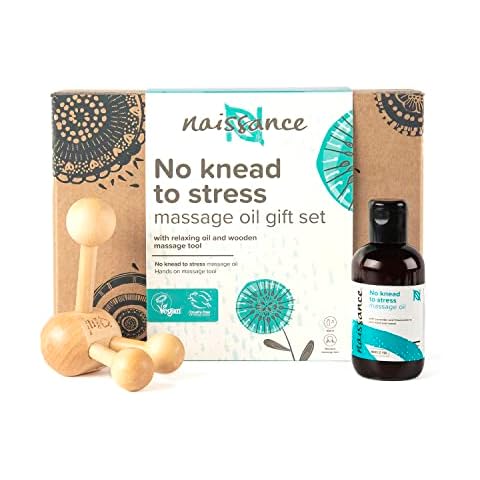 Naissance Set Regalo Aceite de Masaje No Knead to Stress Cover