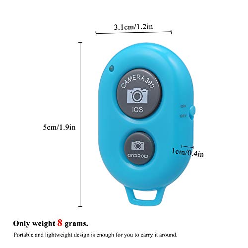 Controle remoto, Romacci Obturador remoto de Bluetooth Temporizador automático de Bluetooth 3.0 para