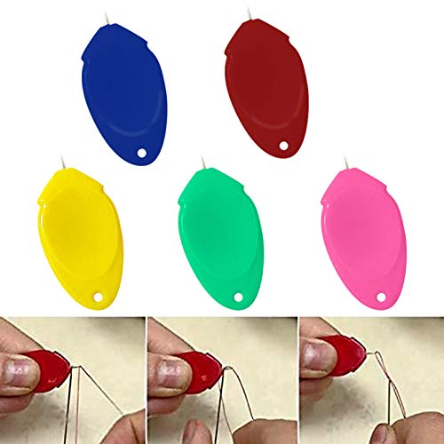 image for Nani?Wear 5/10 Pieces Needle Threader for Hand Sewing, Plastic Wire Lo