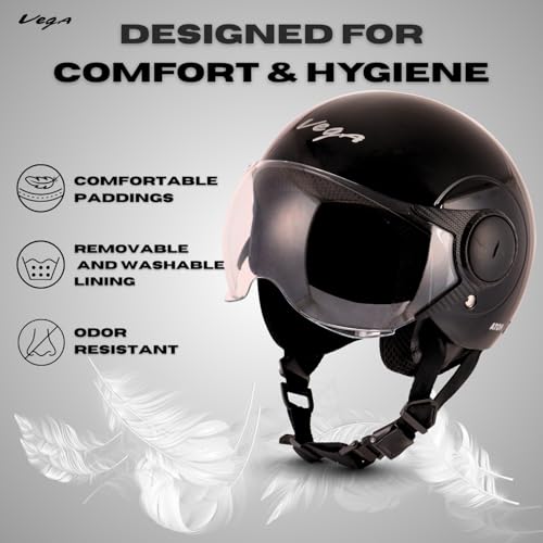 Image of Vega Atom Black Helmet-M