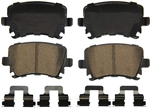 Wagner QS ZD1108 Disc Brake Pad Set, Chamfered Edges for Smooth, Quiet Stops, Fits 2005–2013 Volkswagen Jetta