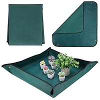 SHINEOFI PVC Gardening Soil Pad Indoor Outdoor Repotting Mat Wear-resistant Planting Soil Protector for Clean Compact Potting and Transplanting Tasks