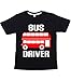 Edward Sinclair Bus Driver, t-shirt per bambini Nero 1-2 anni