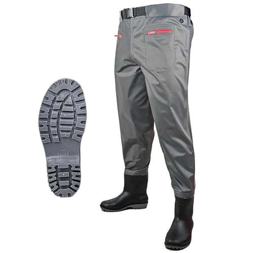 Vadeadores De Pesca, Pantalones De Pesca Con Vadeo Hasta La Cintura, Botas De Pesca Transpirables Con Vadeo Hasta La Cadera Para Hombres, Para Pesca, Caza De Patos E Industria AcuáTica,C-41