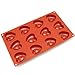 Freshware 12-Cavity Silicone Mini Valentine Heart Muffin, Brownie, Cornbread, Cheesecake, Pudding, Jello Shot and Soap Mold