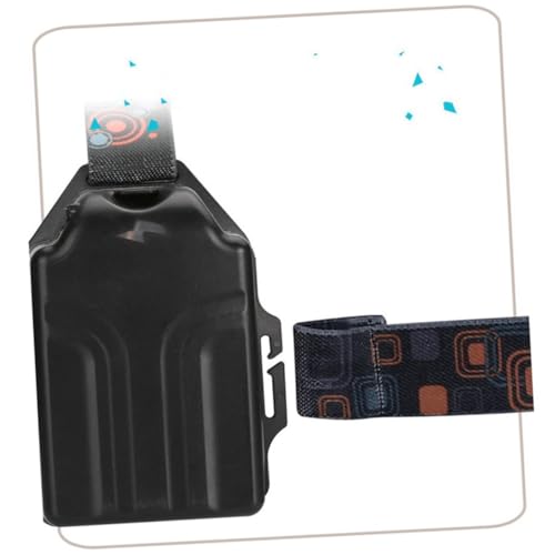 Linterna de cabeza recargable USB negra de plástico mini para camping 7