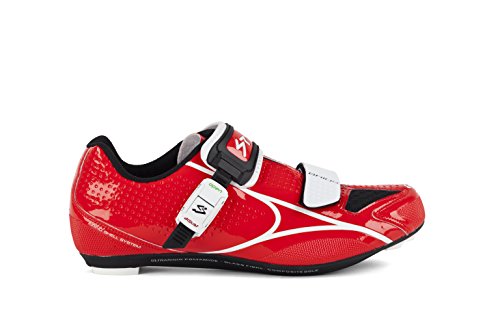 SPIUK Fahrradschuh Brios Road rot/weiß EU 46