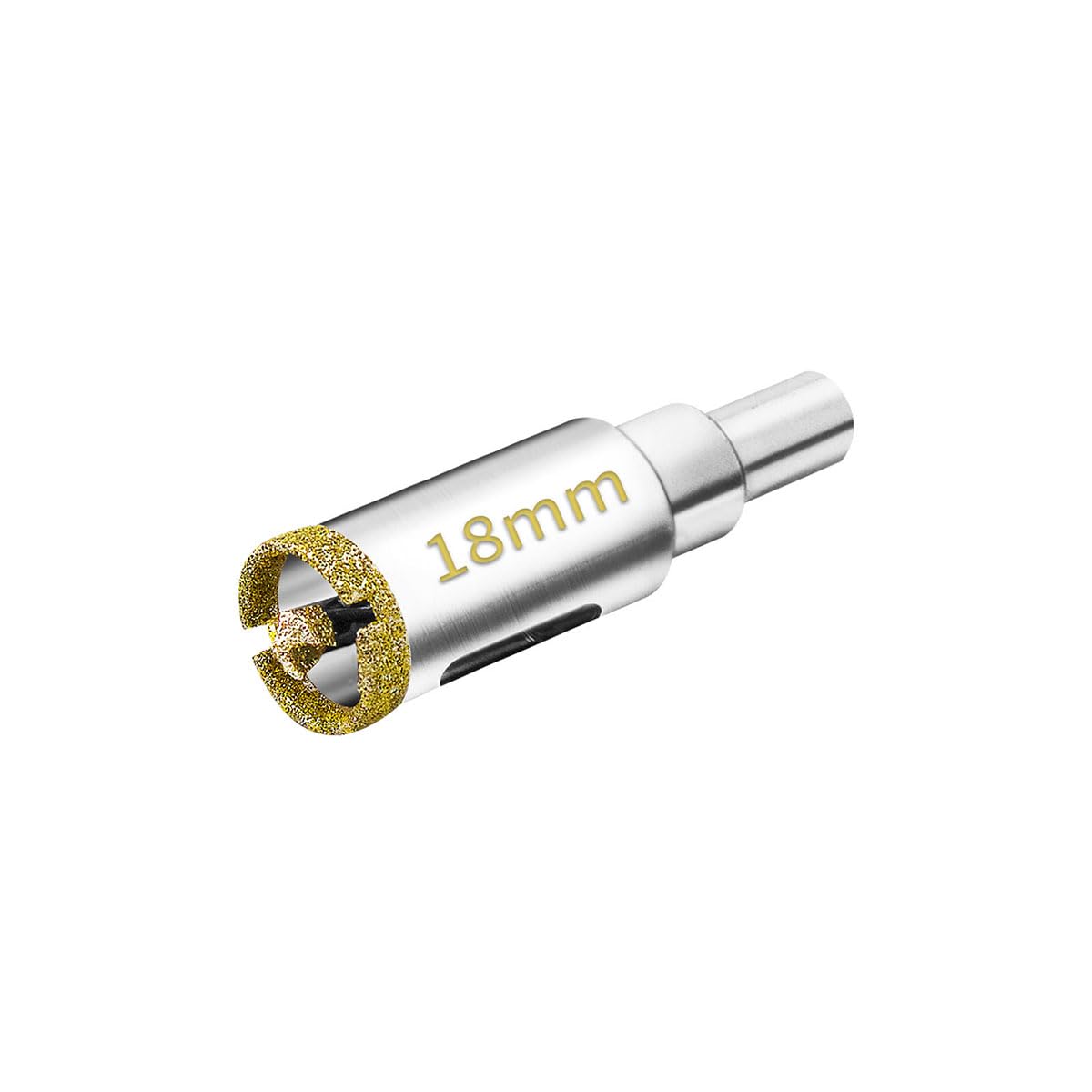 Meccion Sega a Tazza diamantata 18mm con Punta Pilota, Punte Trapano Fresa Diamantate per Piastrelle, Porcellana, Vetro, Marmo, Ceramica