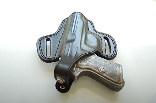 Leather Belt OWB Holster for Beretta 70,71,72,73,74,75 (R.H) Black Tan