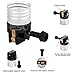 (2 pack) 3 way socket replacement for lamp, Medium Base Interior Only, Incandescent Lamp holder, Removable Turn Knob, 2-Circuit.