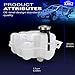 603-453 Coolant Overflow Reservoir Tank with Cap & Tubing For 2009-2010 Dodge Journey L4 2.4L, V6 3.5L /2011-2019 Dodge Journey V6 3.6L Replaces#5058456AE