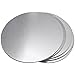 1PC 1060 Aluminum Round Disk Plate - 10-100mm Diameter, Polished Finish for Industrial and DIY Applications(6mm*40mm)