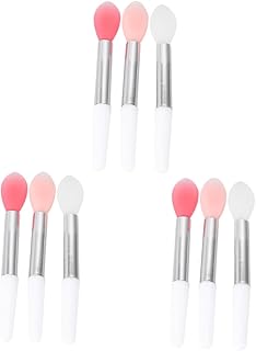 9pcs Silicone Lip Brush Portable Cosmetic Lip...