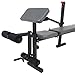 Body Champ Standard Weight Bench with Butterfly and Preacher Curl, Incline/Flat Adjustable BCB580