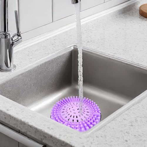 Colador de silicona para desagüe de fregadero y ducha miniatura 3