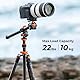 K&F Concept 200CM/78inch Stativ, Kamera Stativ,Tripod mit 90° Mittelsäulen Einbeinstativ-Funktion, 360° Kugelkopf und 1/4’’ Gewinde Tripod für DSLR-Kamera