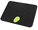 XXL 23" x 18" Deep Silicone Dish Drying Mat (LARGEST MAT) With Stay Clean Scrubby | Anti-Bacterial, Dish Washer Safe | Heat Resistant Trivet | (Black)